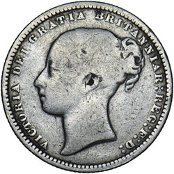 1867 Shilling (Rare 3rd Head) - Victoria British Silver Coin