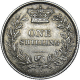 1877 Shilling - Victoria British Silver Coin - Nice