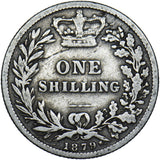 1879 Shilling - Victoria British Silver Coin