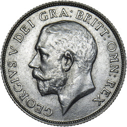 1911 Shilling - George V British Silver Coin - Very Nice