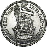 1935 Shilling - George V British Silver Coin - Superb