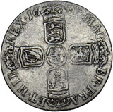 1697 Sixpence (GVLIEIMVS Error) - William III British Silver Coin - Nice