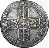 1707 E Sixpence (Edinburgh Mint.) - Anne British Silver Coin - Nice