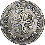 1673 Maundy Fourpence - Charles II British Silver Coin