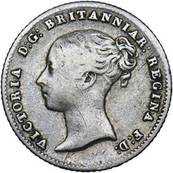 1838 Groat (Fourpence) - Victoria British Silver Coin