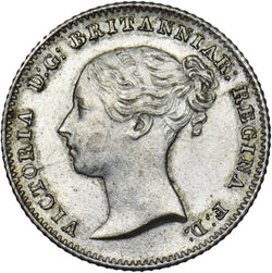 1838 Groat (Fourpence) - Victoria British Silver Coin - Superb