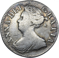 1713 Threepence - Anne British Silver Coin - Nice