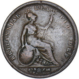 1831 Penny (W.W On Truncation.) - William IV British Copper Coin