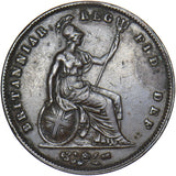 1841 Penny - Victoria British Copper Coin - Nice