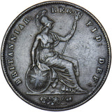 1841 Penny (Colon After REG) - Victoria British Copper Coin - Nice
