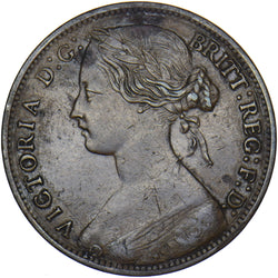 1861 Penny (F29) - Victoria British Bronze Coin