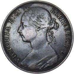 1882 H Penny (F114 - Scarce) - Victoria British Bronze Coin