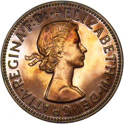 1970 Proof Penny - Elizabeth II British Bronze Coin - Superb