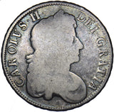 1676 Crown - Charles II British Silver Coin