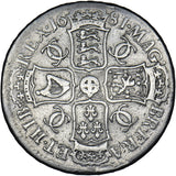 1681 Crown - Charles II British Silver Coin