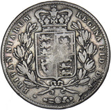 1844 Crown (Cinquefoil Stops) - Victoria British Silver Coin