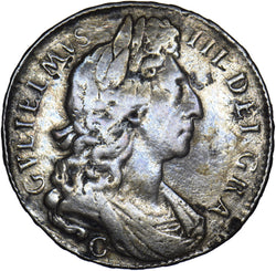 1697 C Halfcrown (Chester Mint) - William III British Silver Coin