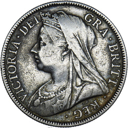 1899 Halfcrown - Victoria British Silver Coin - Nice
