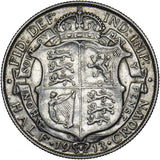 1913 Halfcrown - George V British Silver Coin - Nice