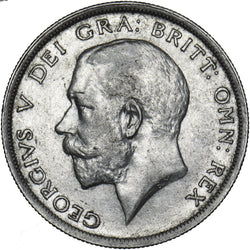 1916 Halfcrown - George V British Silver Coin - Nice