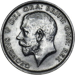 1919 Halfcrown - George V British Silver Coin - Very Nice