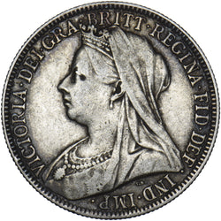 1898 Florin - Victoria British Silver Coin - Nice