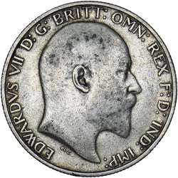 1908 Florin - Edward VII British Silver Coin