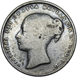 1840 Shilling - Victoria British Silver Coin