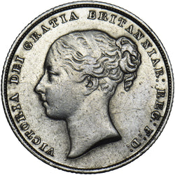 1856 Shilling - Victoria British Silver Coin