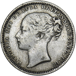 1868 Shilling (Die no. 35) - Victoria British Silver Coin