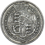 1817 Sixpence - George III British Silver Coin - Nice
