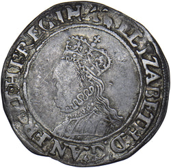 1560-1 Shilling - Elizabeth I British Silver Hammered Coin - Nice