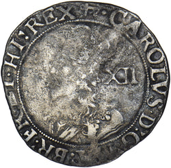 1638-9 Shilling - Charles I British Silver Hammered Coin