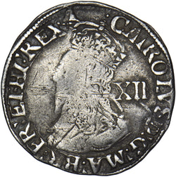 1634-5 Shilling - Charles I British Silver Hammered Coin