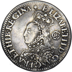 1562 Milled Sixpence - Elizabeth I British Silver Coin - Very Nice