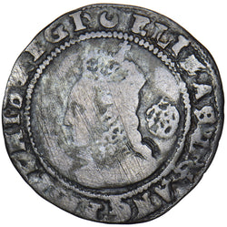 1587-9 Sixpence - Elizabeth I British Silver Hammered Coin