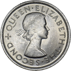 1953 New Zealand Crown - Elizabeth II Coin - Superb