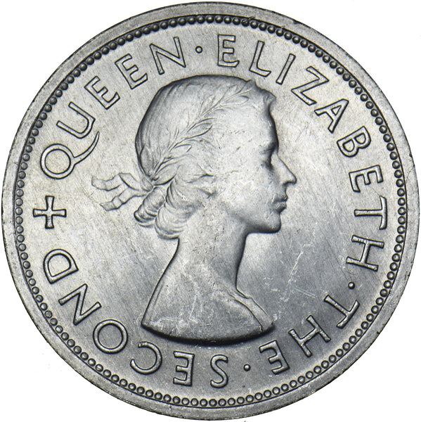 1953 Southern Rhodesia Crown - Elizabeth II Silver Coin - Very Nice