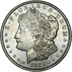 1921 USA Morgan Dollar - Silver Coin - Very Nice