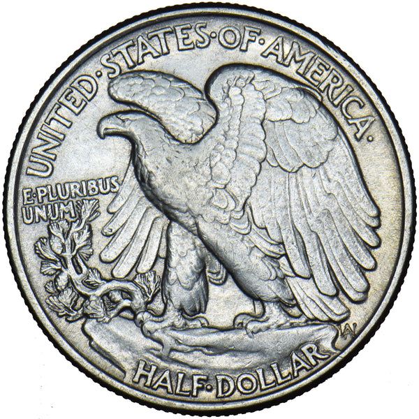 1943 USA Half Dollar 50C - Silver Coin - Nice