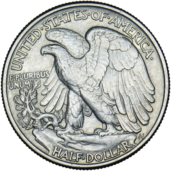 1944 USA Half Dollar 50C - Silver Coin - Very Nice