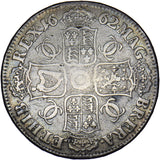 1662 Crown (Edge Dated) - Charles II British Silver Coin
