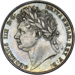 1823 Halfcrown - George IV British Silver Coin - Very Nice