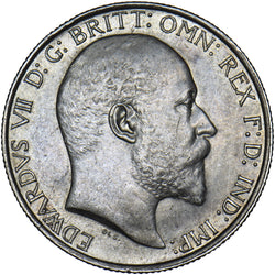 1907 Florin - Edward VII British Silver Coin - Very Nice