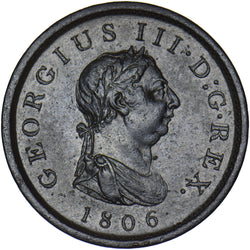 1806 Penny - George III British Copper Coin
