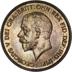 1928 Penny - George V British Bronze Coin - Superb