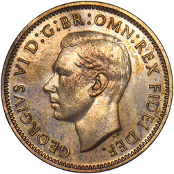 1950 Proof Farthing - George VI British Bronze Coin - Superb