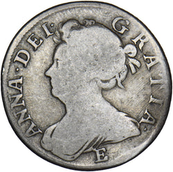 1707 E Shilling (Edinburgh Mint) - Anne British Silver Coin
