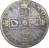 1708 E* Shilling (Edinburgh Bust ) - Anne British Silver Coin