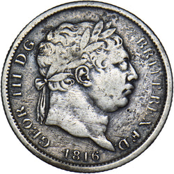 1816 Shilling - George III British Silver Coin